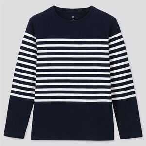 UNIQLO STRIPED CREW NECK SWEATER 5/6